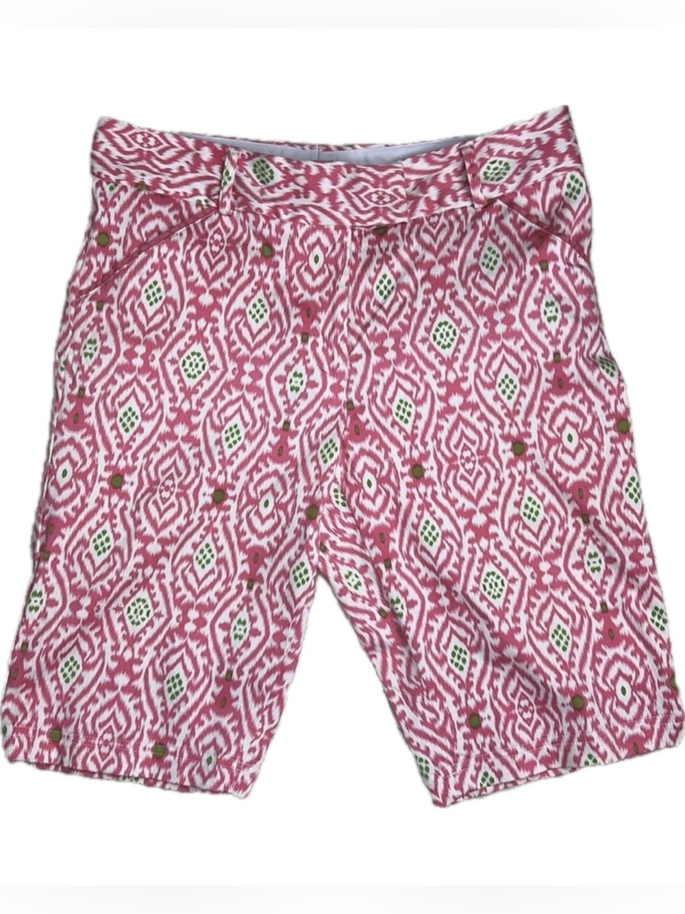 PETER MILLAR Stretch Bermuda Golf Walking Shorts Women Like New